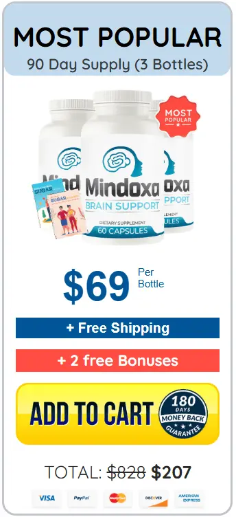 Mindoxa 3 Bottles pricing